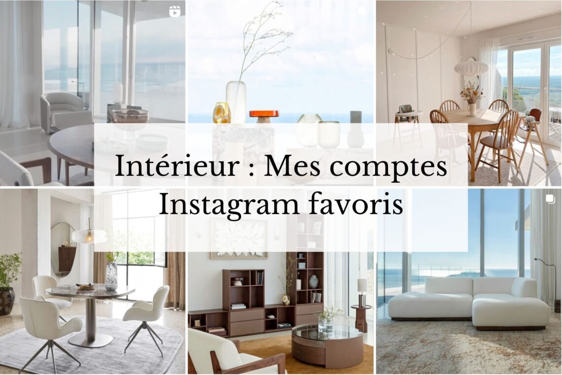 comptes Instagram intérieur maghietalks